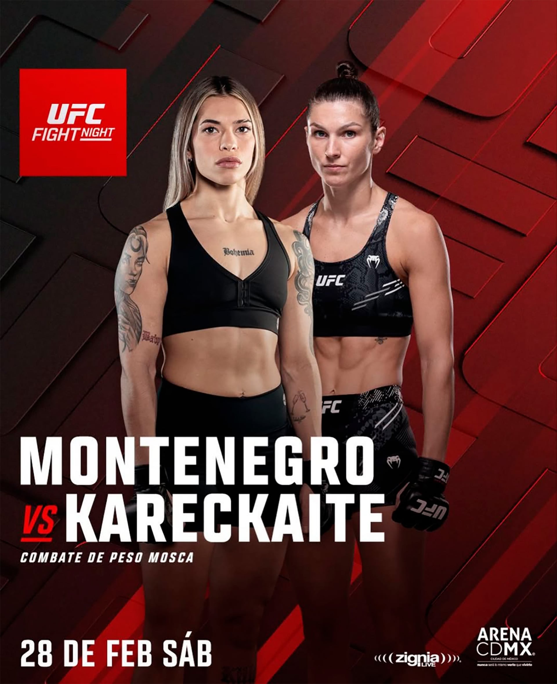 Sofía debutará en UFC el 28 de febrero