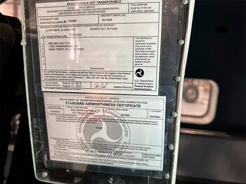 Los detalles técnicos del avión