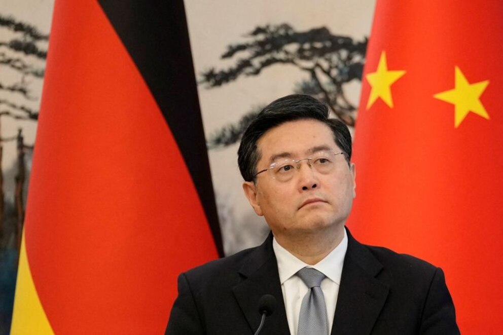 El ministro de Asuntos Exteriores chino, Qin Gang. Suo Takekuma/Pool vía REUTERS