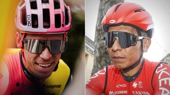 El ciclista de Urrao subió