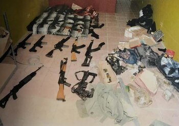 sentenciados por los delitos de acopio de armas de fuego (Foto: FGR)