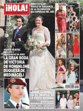 Portada de la revista '¡Hola!'
