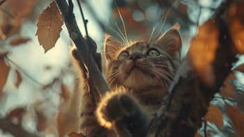 El error más común al intentar bajar a un gato de un árbol y cómo evitarlo