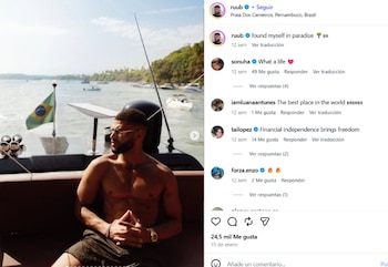 Ruub, empresario y creador de contenido holandés, es el hombre señalado en el video que ha generado debate sobre la relación de Luisa Castro y Westcol - crédito @ruub/ Instagram