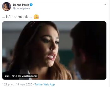 El comentario de Danna Paola