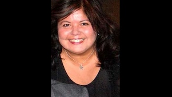 La cantante chalaca Mónica Mondoñedo