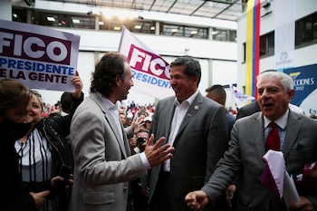 Colombian presidential candidate Federico Gutierrez