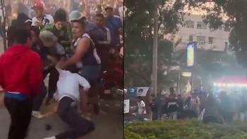 Un grupo de aficionados se