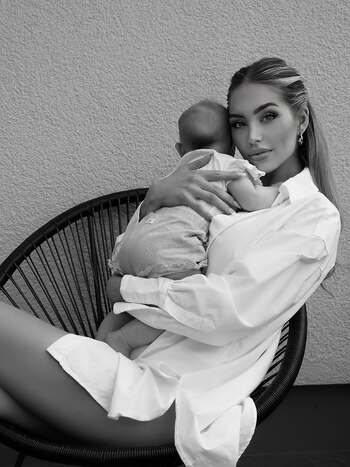 Leonie y Leon fueron padres en marzo