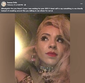 Ivanna Ortiz realizó comentarios despectivos