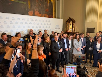 Conferencia de prensa Oposición en Diputados