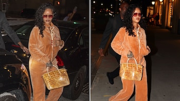 Rihanna conquista la moda en Nueva York: su look de terciopelo que rompe esquemas