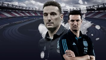 Así fue la reacción de Scaloni, que no se vio por televisión, al penal que le dio la victoria a Colombia ante Argentina