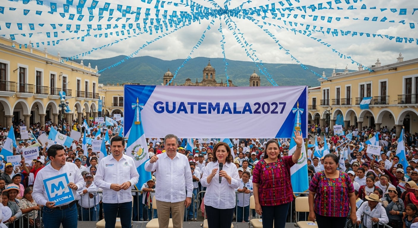 Las candidaturas que se perfilan para Guatemala 2027 combinan exaspirantes, diplomáticos y debutantes sin cargos electivos