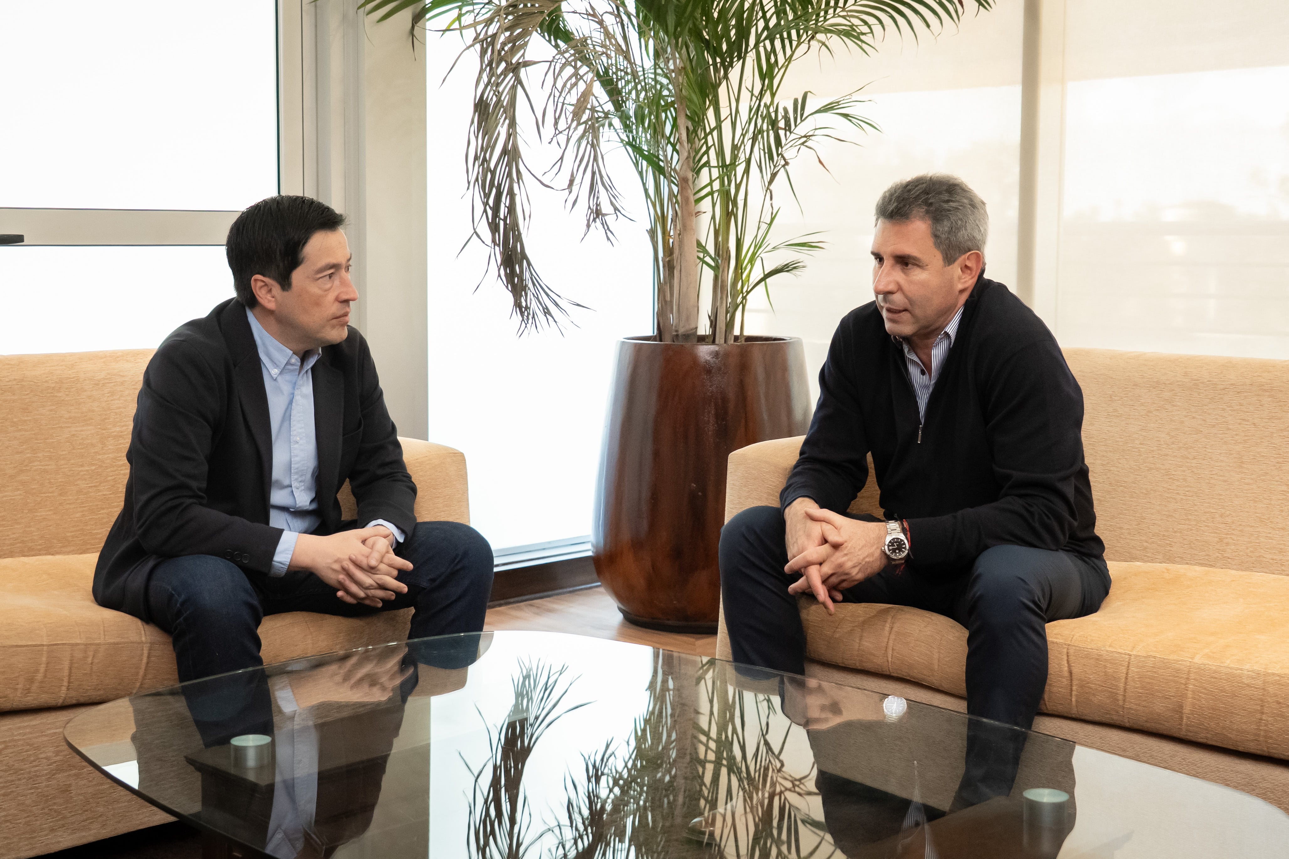 Uñac y Nardini tienen vocación de trabajar en conjunto por un mismo proyecto político