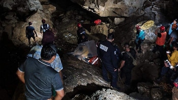 Concluyen búsqueda en gruta de Chichicazapan: localizan a última víctima en Cuetzalan