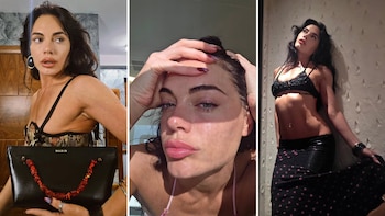 La misteriosa escapada de Emilia Attias: looks impactantes, arquitectura clásica y gastronomía del mundo