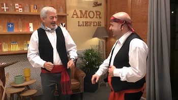 Luis entrando a First Dates