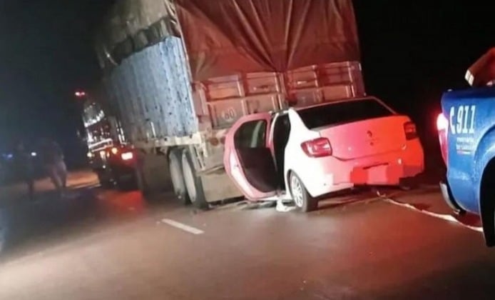 El siniestro se produjo en la Ruta 98 (Policía de Santa Fe)