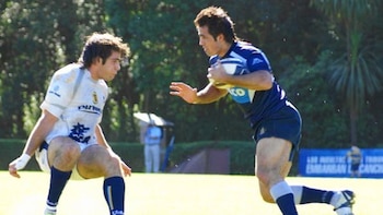 Diego (derecha) durante su época