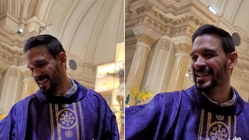 El sacerdote atractivo que revoluciona