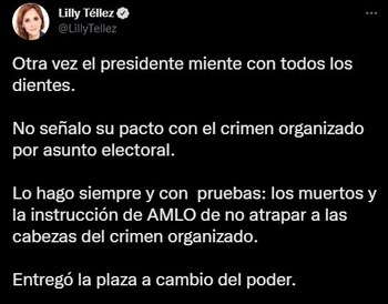 La senadora del PAN aseguró