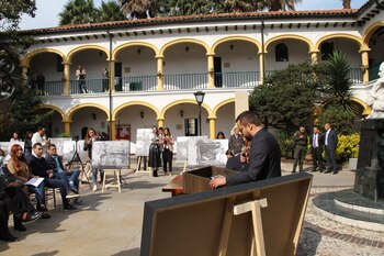 Concejal Andrés Barrios en la