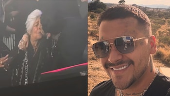 Christian Nodal besa a una fan adulta mayor en pleno concierto y desata ola de críticas en redes sociales