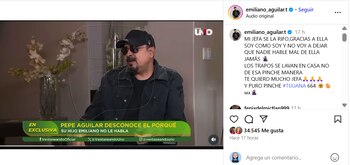 Emiliano Aguilar no solo ha