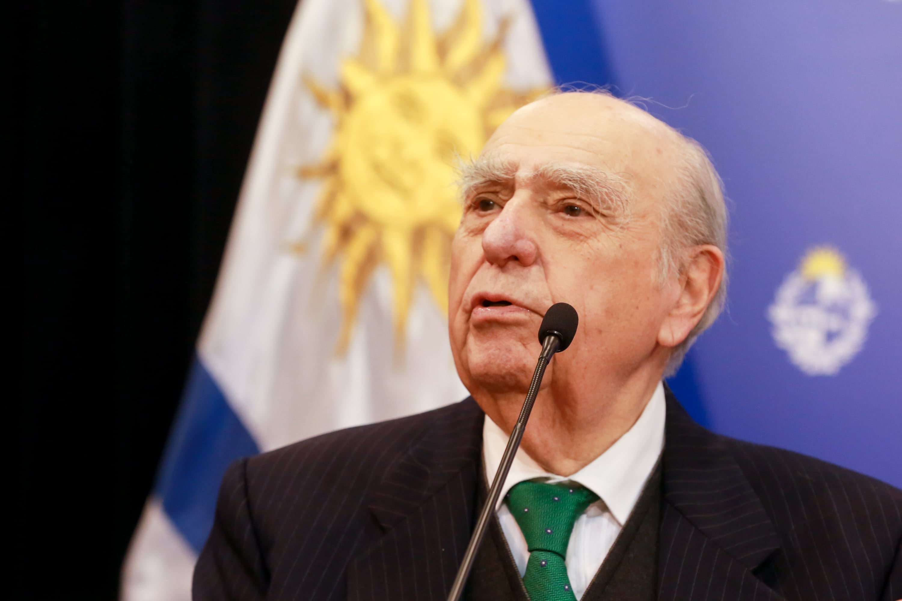 El expresidente de Uruguay Julio María Sanguinetti, en una fotografía de archivo. EFE/ Alex Gutiérrez Páez