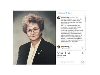 El posteo de la periodista