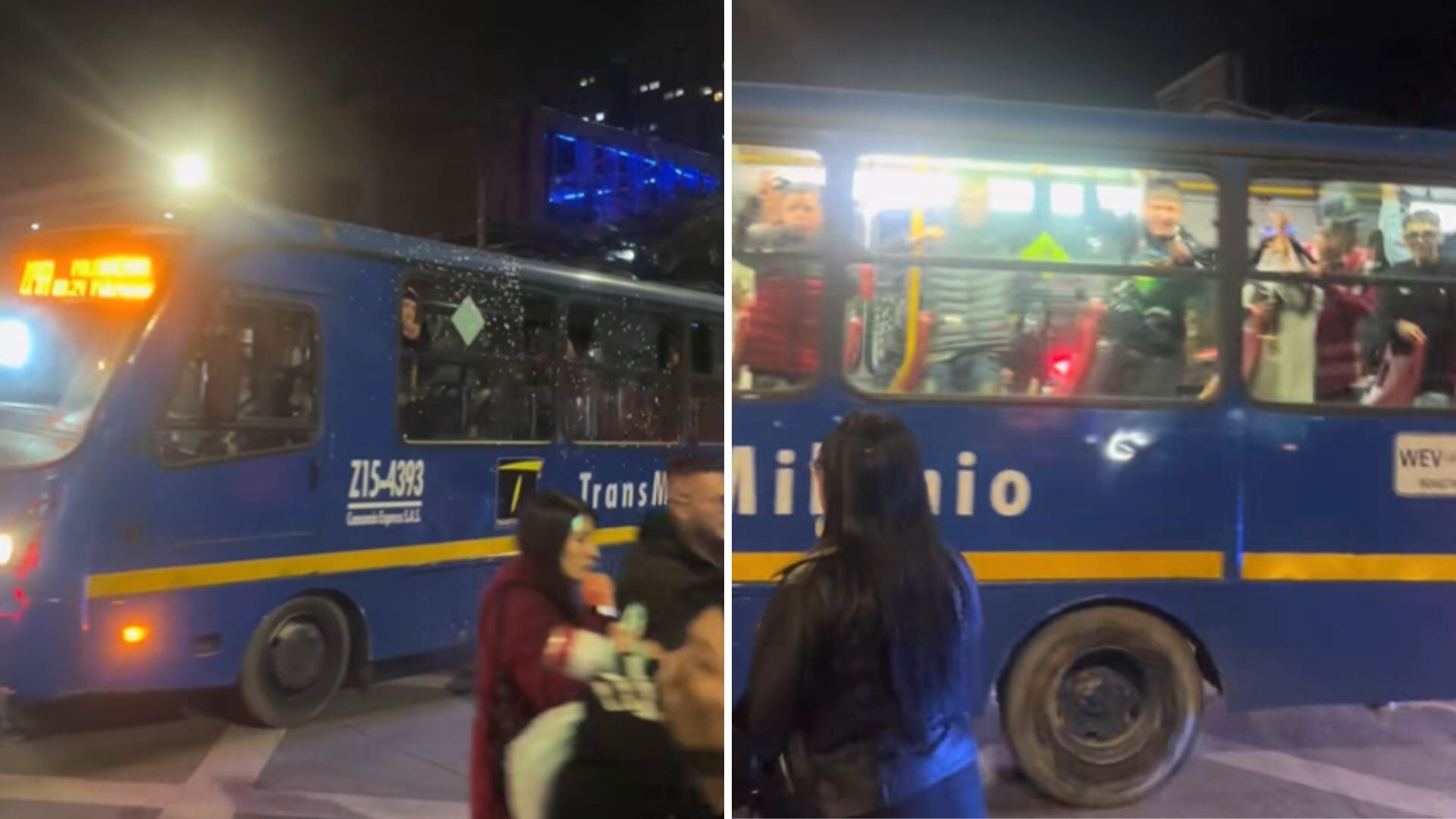 Ciudadanos se subieron a bus del Sitp y lo convirtieron en “chiva rumbera” durante la noche de Halloween: todo quedó en video
