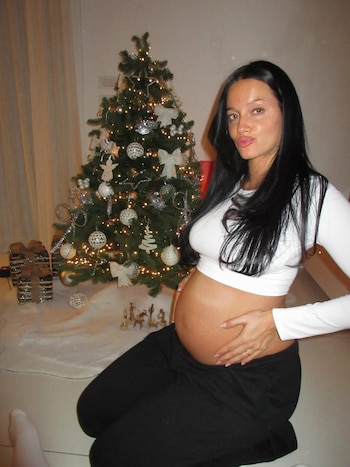 Oriana celebró su última Navidad