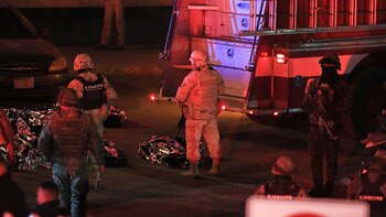 El incendio en la estación