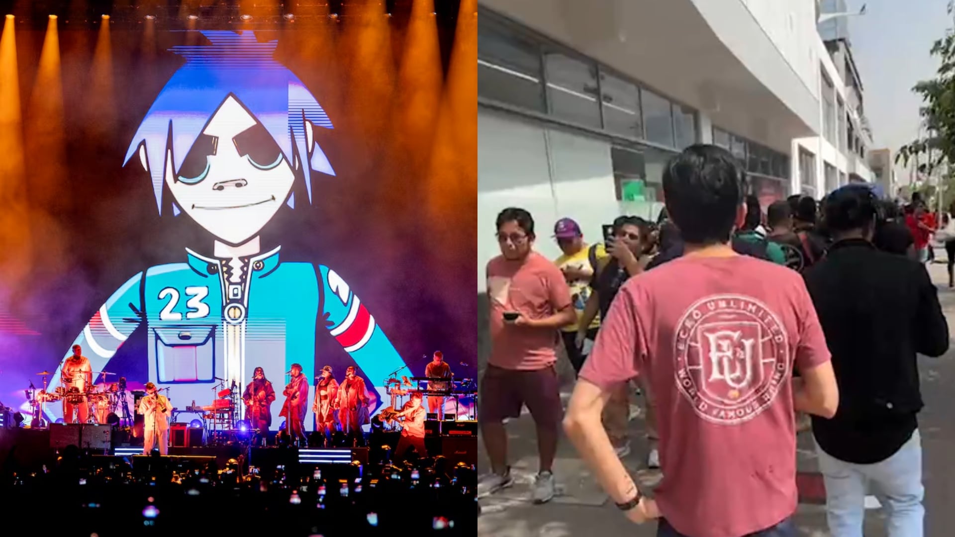 Euforia en Perú por preventa de entradas para Gorillaz.