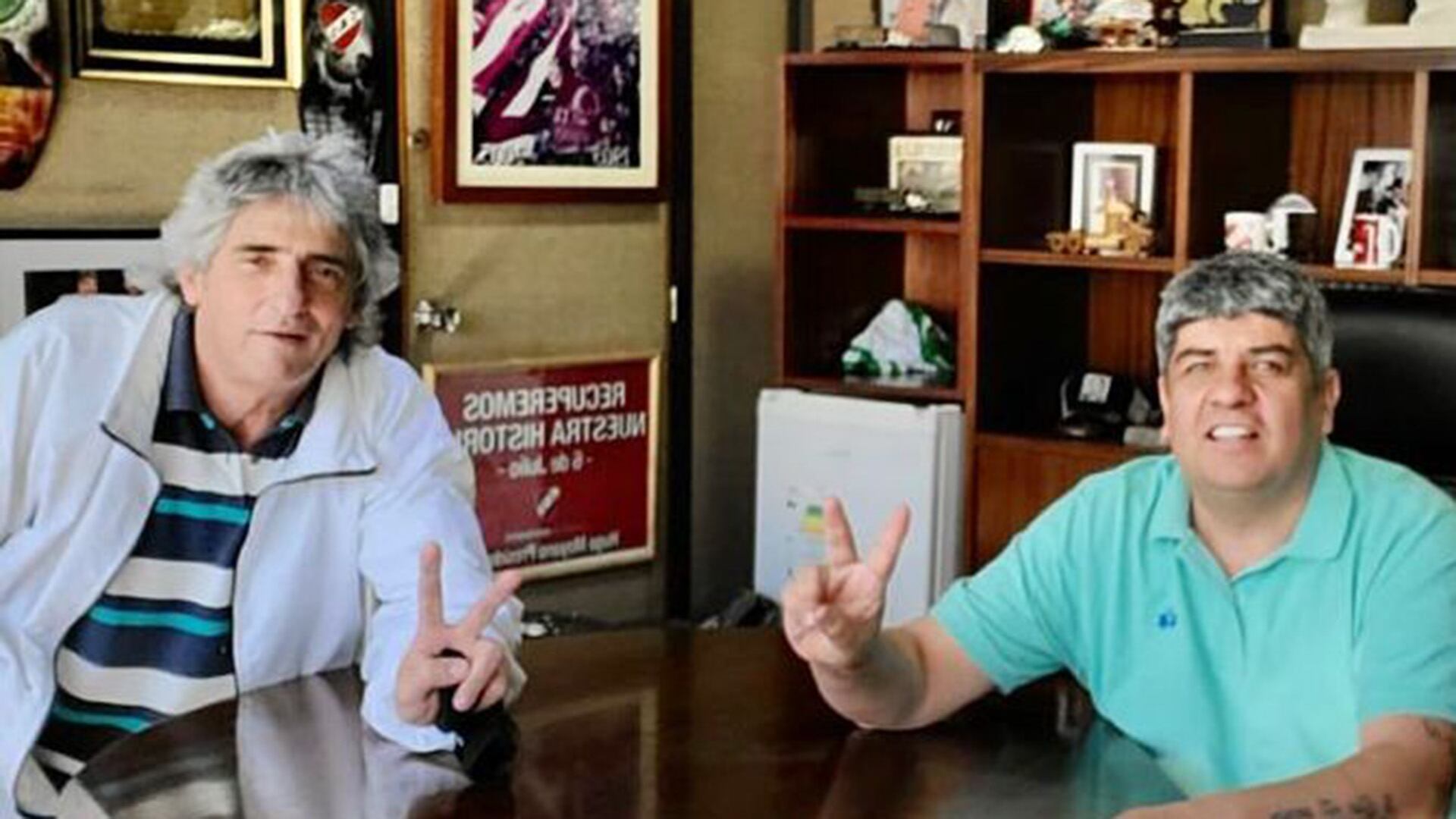 Pablo Moyano y Omar Pérez