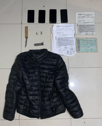 Parte de los elementos secuestrados