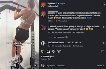 Skye Nicolson, campeona australiana de boxeo, calificó como una "burla" el comercial de Sydney Sweeney