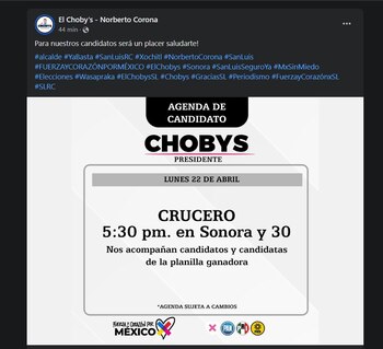 Comunicado de Norberto Corona
(Foto: