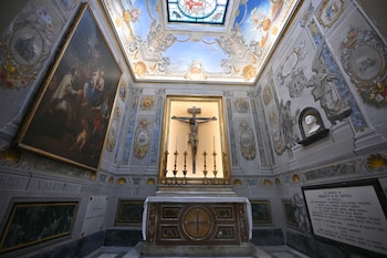 El fresco se encuentra en