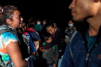 Una madre migrante de Guatemala
