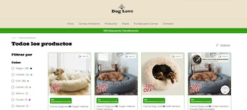 La página web de la