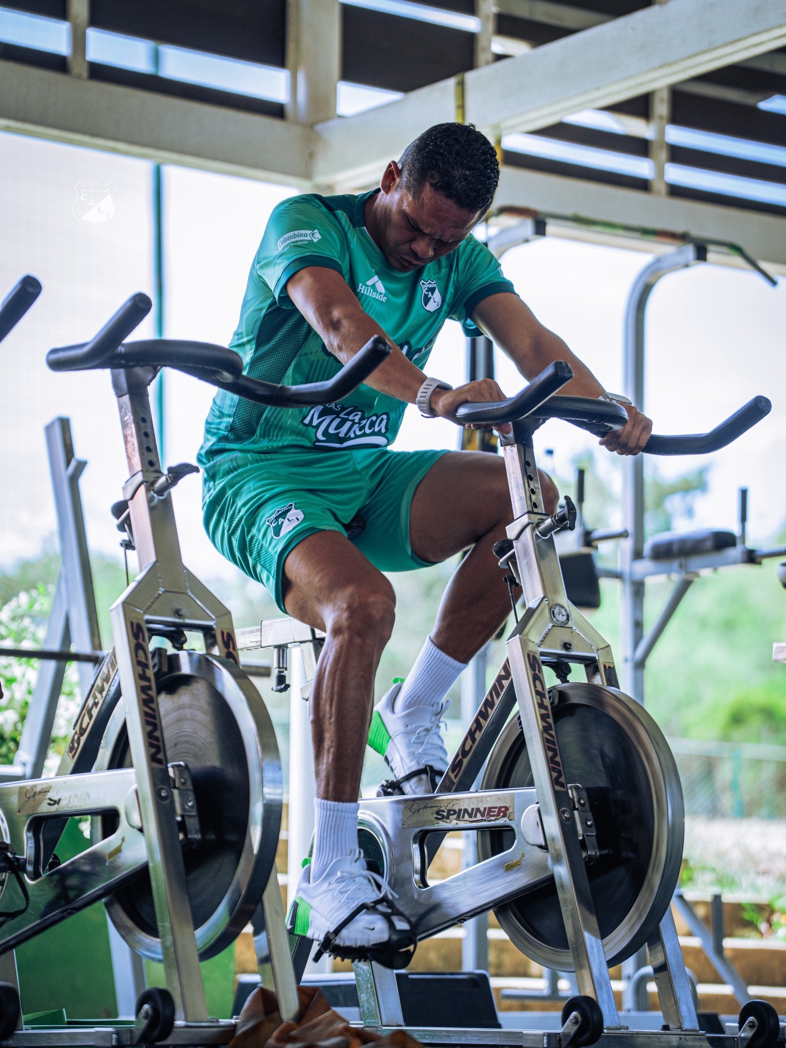Carlos Bacca empezó las prácticas con el Deportivo Cali para ponerse a punto y ser convocado en los próximos compromisos - crédito Deportivo Cali