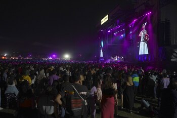 El público durante la presentación
