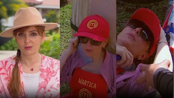 Martha Restrepo se apartó de los fogones y pidió ayuda después de que el malestar no cediera al tomar agua - crédito @masterchefcelebrityco /Instagram