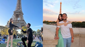 Influencers Dominik Armenta y Alfredo Valenzuela comparten historia de superación en su viaje a París: Karely Ruíz reacciona