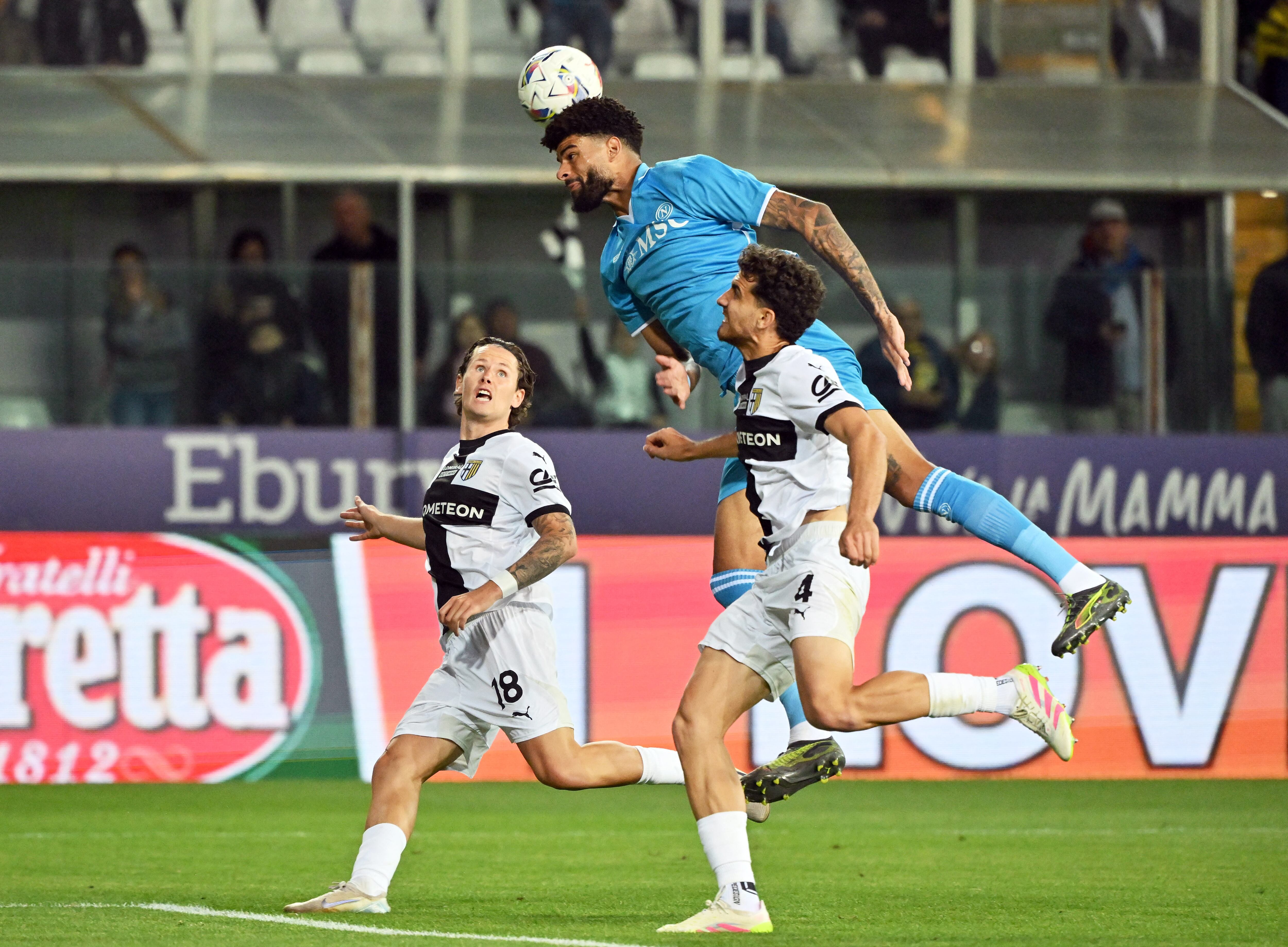 Soccer Football - Serie A - Parma v Napoli - Stadio Ennio Tardini, Parma, Italy - May 18, 2025 Napoli