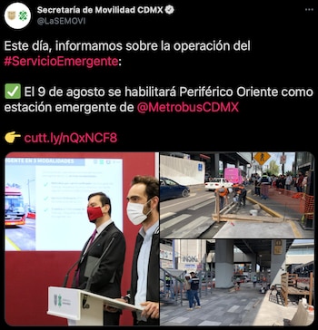 También se notificó que la