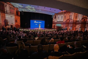 El presidente ecuatoriano Daniel Noboa