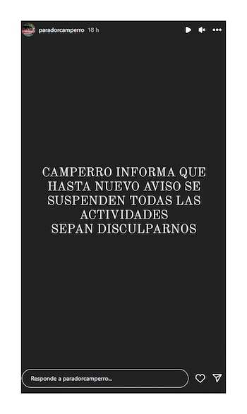 El comunicado de la empresa